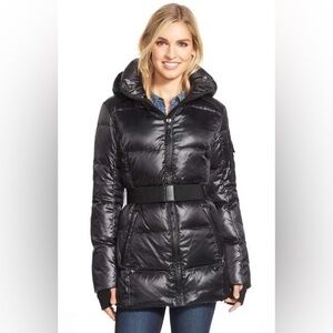 S13/NYC Belted Puffer Coat Small‎